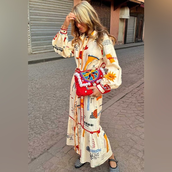 NWT Never Fully Dressed Poema Shirt Dress - Picture 6 of 11